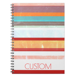 Personalisierte Streifen Notizblock