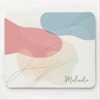 Personalisierte subtile Erdung Tone Fluid Art Mousepad