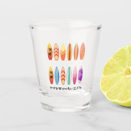 Personalisierte Surfbretter Shotglas Schnapsglas
