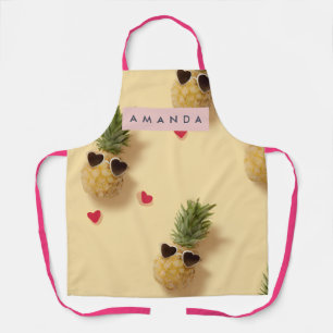 Personalisierte süße Ananas-Muster-Schürze Schürze