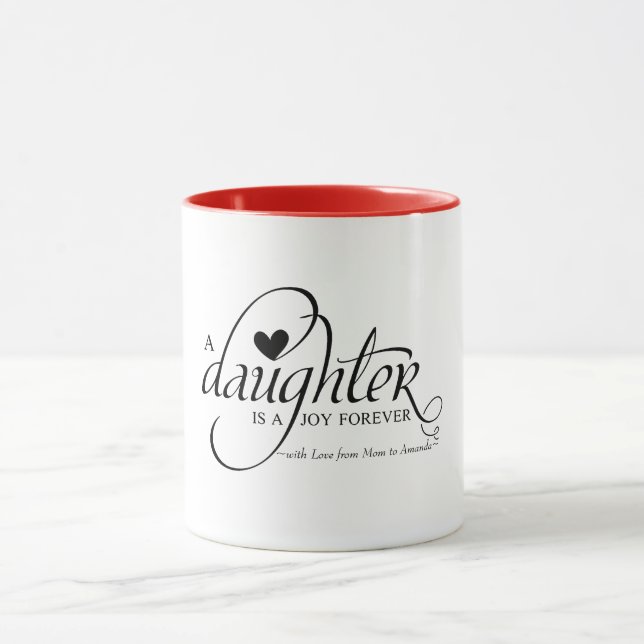 Personalisierte süße Geschenke für Tochter Tasse (Zentrum)