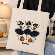 Personalisierte süße tanzende Skelette Halloween