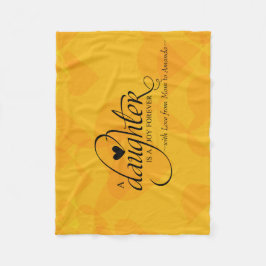 Personalisierte Süßigkeiten für Tochter Fleecedecke