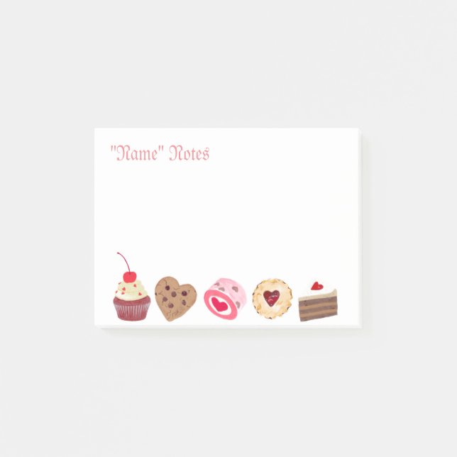 Personalisierte Süßigkeiten nach dem Einreichen Post-it Klebezettel (Vorderseite)