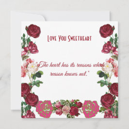 Personalisierte Sweetheart Rustikale Rose Vintage