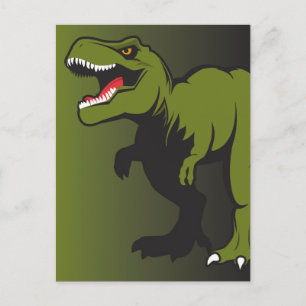 Personalisierte T-Rex-Punkte Postkarte