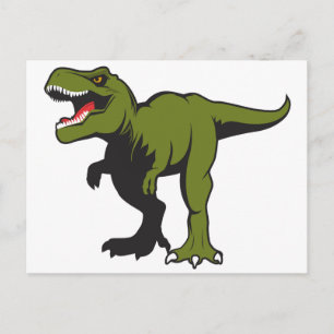 Personalisierte T-Rex-Punkte Postkarte