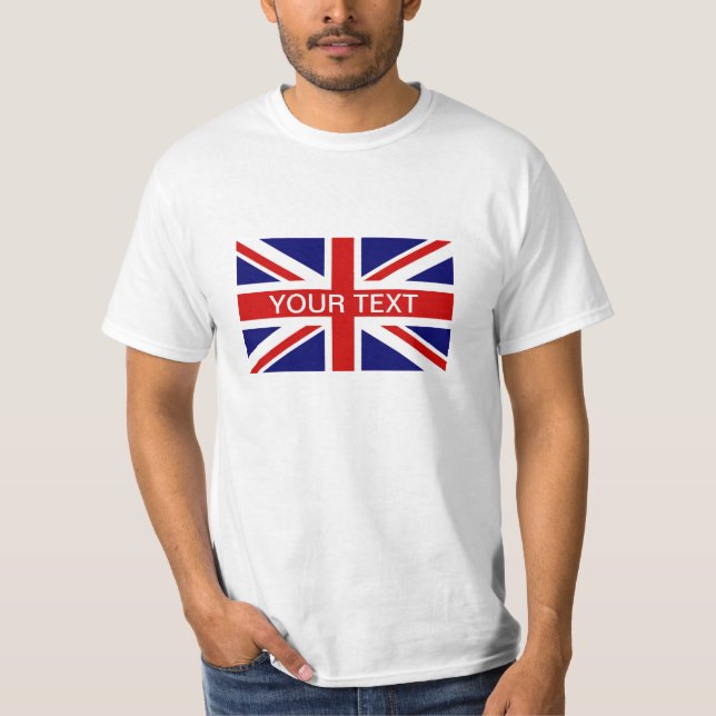 Personalisierte T-Shirts mit britischer (Vorderseite)