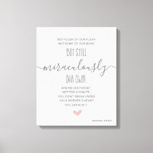 Personalisierte Tagesgeschenke für benutzerdefinie Leinwanddruck