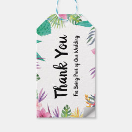 Personalisierte Tags für Hochzeiten am Strand Geschenkanhänger