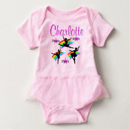 PERSONALISIERTE TANCER DREAMS TUTU BABY T-SHIRT