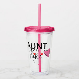 Personalisierte Tante Cup Acryltrinkbecher