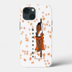 Personalisierte Tänzer iPhone / iPad Hülle Orange iPhone 13 Mini Hülle