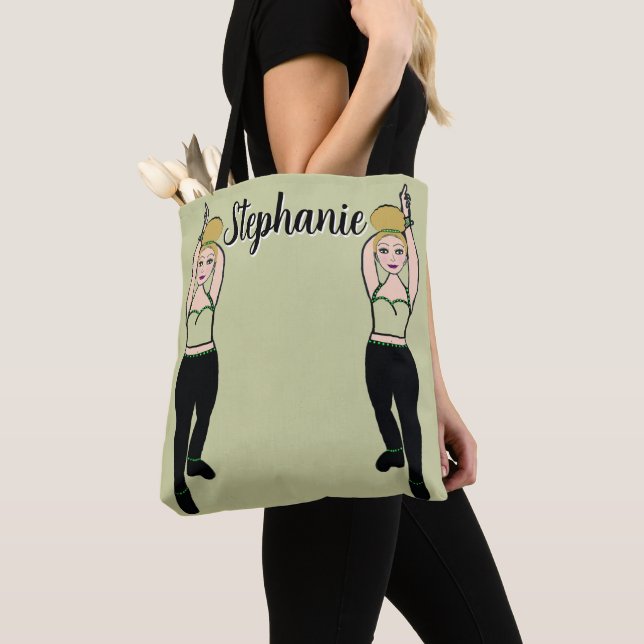 Personalisierte Tänzer-Tasche (Mint) (Von Nahem)