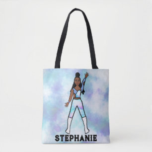Personalisierte Tänzerin-Tasche ( Ozean)
