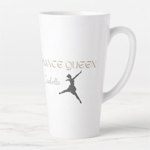Personalisierte Tanzkönigin, Geschenk oder für Sie Milchtasse