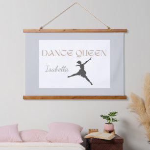 Personalisierte Tanzkönigin, Geschenk oder für Sie Wandteppich Mit Holzrahmen