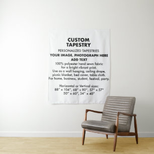 Personalisierte Tapisserie-Wand mit 50"x60" Wandteppich