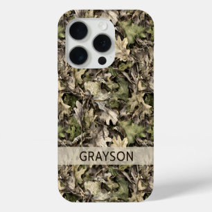 Personalisierte Tarnung mit Blättern Case-Mate iPhone Hülle