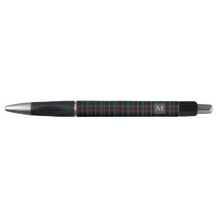 Personalisierte Tartan-Monogram Business man Kugelschreiber