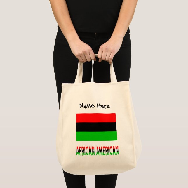 Personalisierte Tasche B der afroamerikanischen Di (Vorderseite (Produkt))