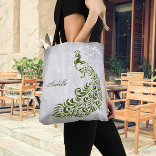 Personalisierte Tasche des grünen Pfads