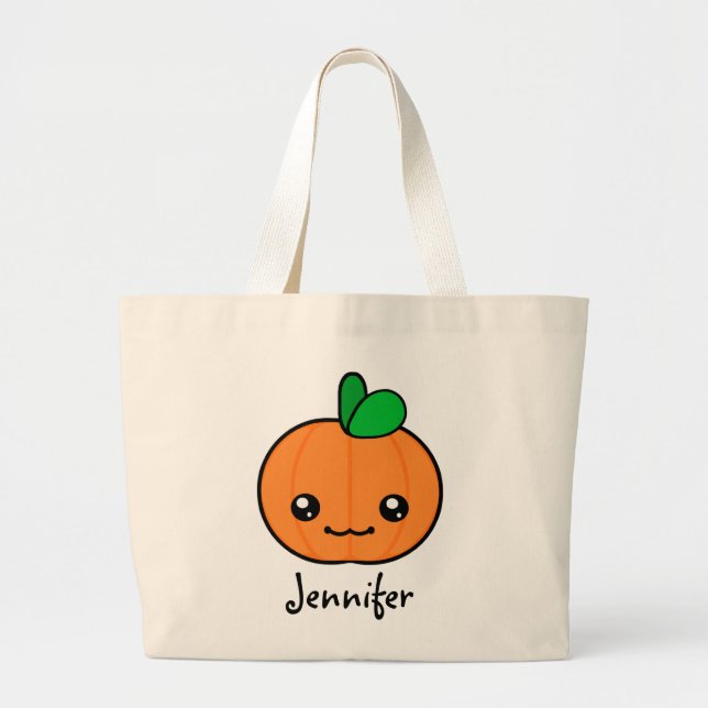 Personalisierte Taschen-Tasche Kawaii Jumbo Stoffbeutel (Vorne)