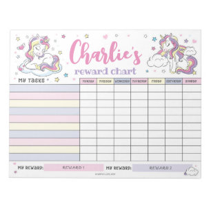 Personalisierte Tasks für die magische Einhornbelo Notizblock