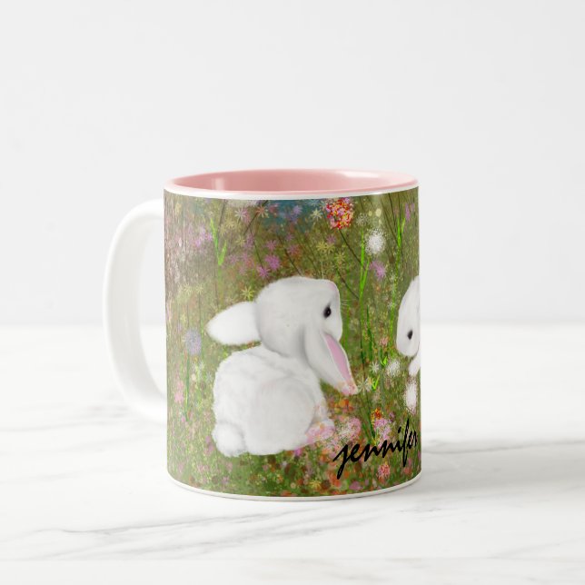 Personalisierte Tasse (Vorderseite Links)