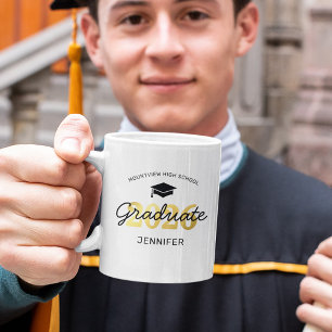Personalisierte Tasse 2023 für Black Gold Graduate