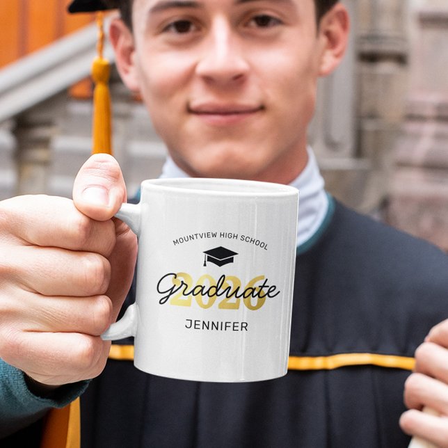 Personalisierte Tasse 2023 für Black Gold Graduate (Von Creator hochgeladen)