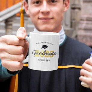 Personalisierte Tasse 2023 für Black Gold Graduate