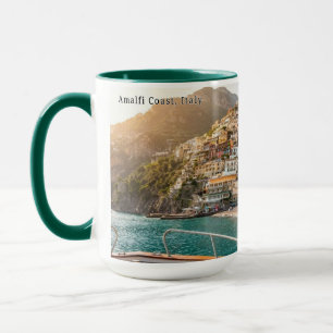 Personalisierte Tasse Amalfi-Küsten-Sonnenuntergan