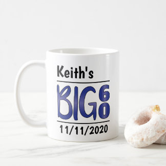 Personalisierte Tasse "Big 60"