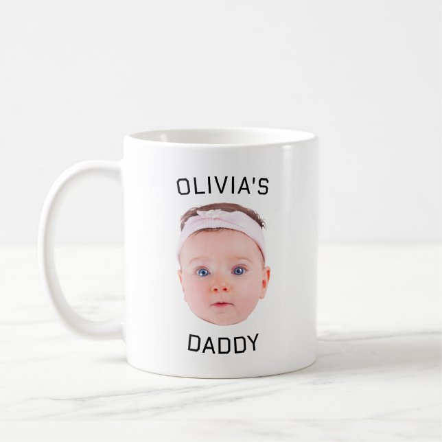Personalisierte Tasse, Custom Baby Tasse, Vater Ge Kaffeetasse (Links)