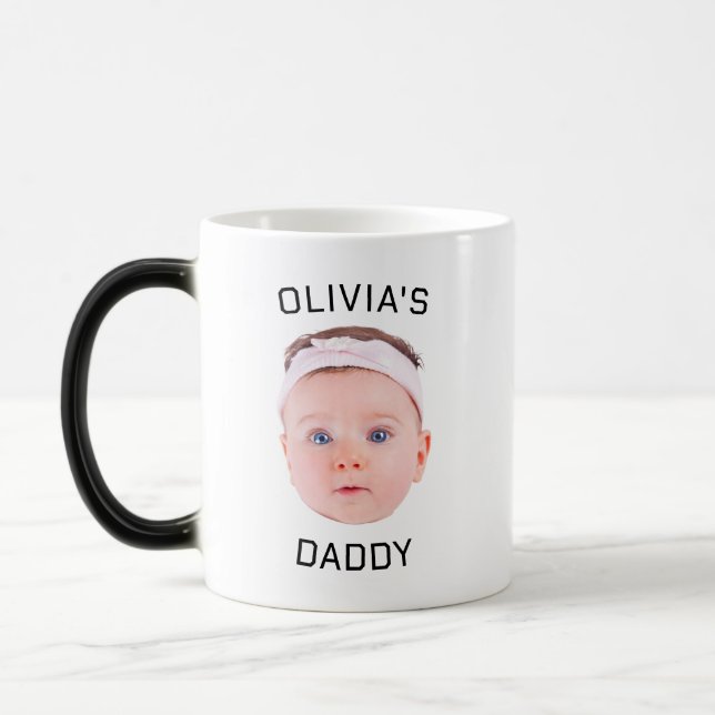 Personalisierte Tasse, Custom Baby Tasse, Vater Ge Verwandlungstasse (Links)