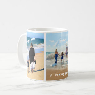 Personalisierte Tasse der FotoCollage