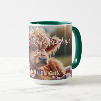 Personalisierte Tasse der Kühe
