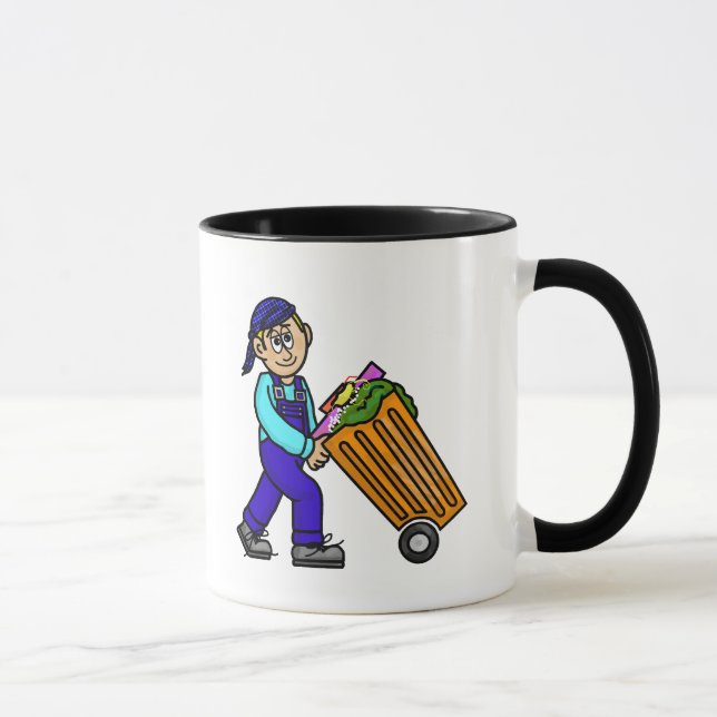 Personalisierte Tasse für Abfallsammelgeräte (Rechts)