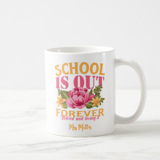 Personalisierte Tasse für Blumenlehrer