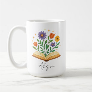 Personalisierte Tasse für das Buch Lover, kundensp