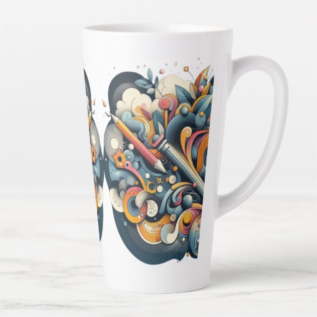 Personalisierte Tasse für Kaffeemänner/Tee (Rechts)