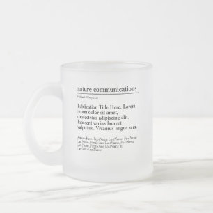 Personalisierte Tasse für Mattiertes Glas
