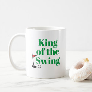 Personalisierte Tasse "King of the Swing"