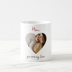 Personalisierte Tasse "Mama, du bist mein Held"