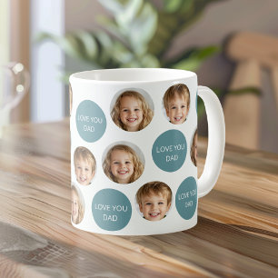 Personalisierte Tasse mit zwei Fotos   Ich Liebe S
