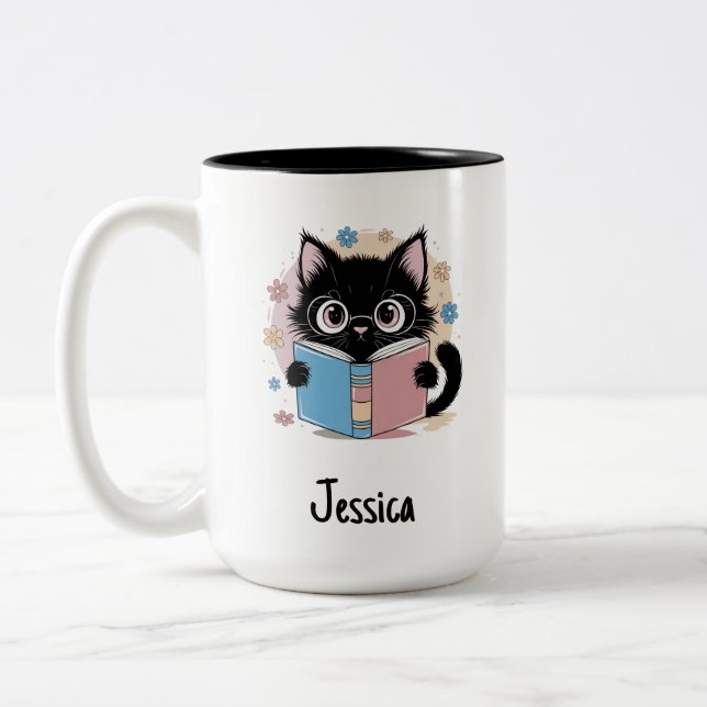 Personalisierte Tasse "Nur noch ein Kapitel" (Links)