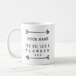 Personalisierte Tasse - Plonker - lustige Tasse