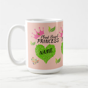 Personalisierte Tasse Veganer Princess - vegane Ta