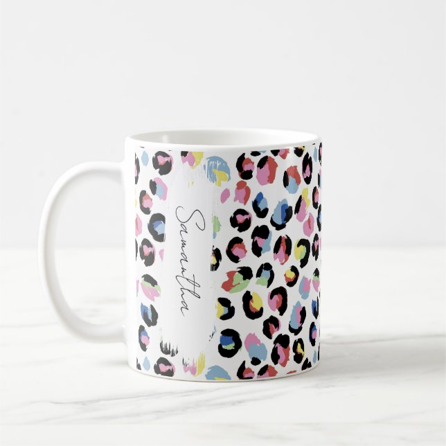 Personalisierte Tasse von Tierdrucken (Links)
